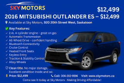 2016 MITSUBISHI OUTLANDER ES