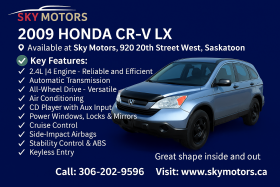 2009 HONDA CR-V LX